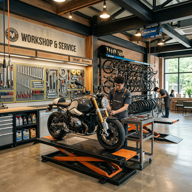 Oficina moderna e organizada